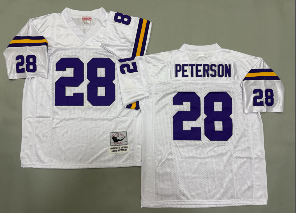Adrian Peterson Minnesota Vikings Authentic Throwback Retired Player Jersey