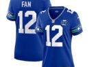 12 Fan Seattle Seahawks Nike Women's Alternate 2 50th Season Game Jersey - Royal