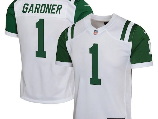 Ahmad Sauce Gardner New York Jets Nike Youth Classic Alternate Game Jersey - White