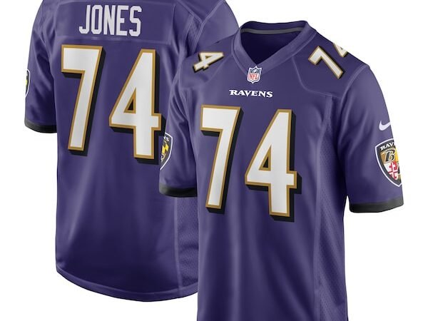 Josh Jones Baltimore Ravens Nike Team Game Jersey -  Purple