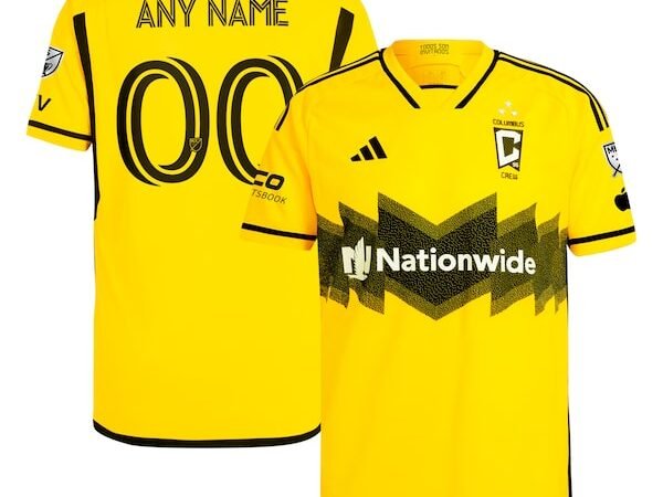 Columbus Crew adidas 2024 The Home Kit Authentic Custom Jersey - Yellow