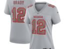 Tom Brady Tampa Bay Buccaneers Nike Women's Atmosphere Fashion Game Jersey - Gray