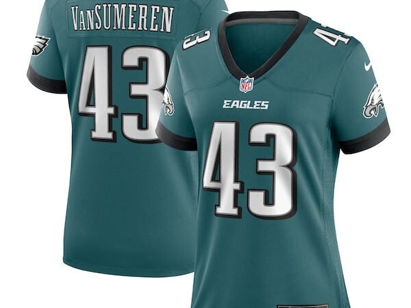 Ben VanSumeren Philadelphia Eagles Nike Women's Team Game Jersey - Midnight Green