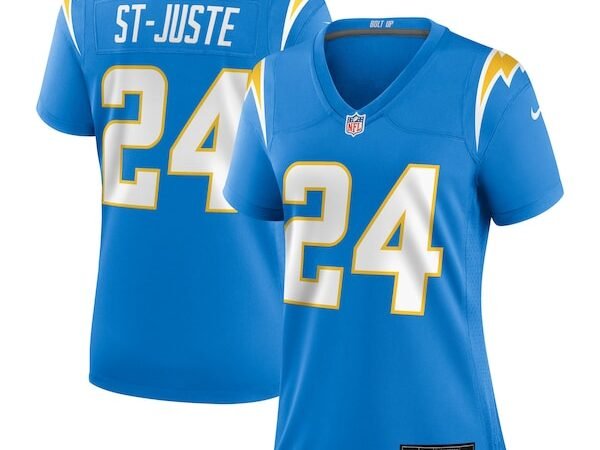 Benjamin St-Juste Los Angeles Chargers Nike Women's Team Game Jersey -  Powder Blue