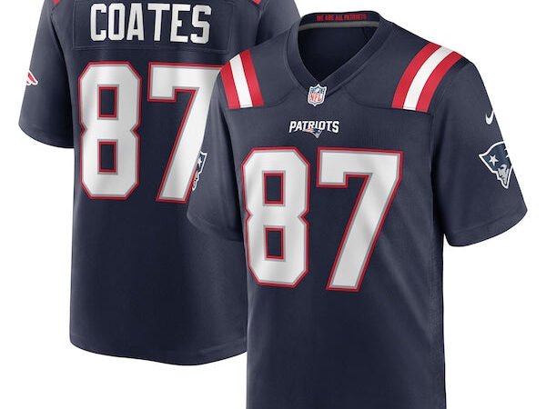 Ben Coates New England Patriots Nike Game Retired Player Jersey - Navy