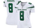 Aaron Rodgers New York Jets Nike Women's Player Jersey - White/Black/Green