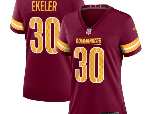 Austin Ekeler Washington Commanders Nike Women's  Game Jersey -  Burgundy/White