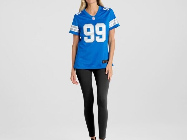 Brodric Martin Detroit Lions Nike Women's Team Game Jersey - Blue