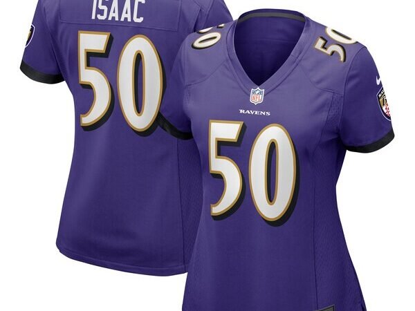 Adisa Isaac Baltimore Ravens Nike Women's  Game Jersey -  Purple