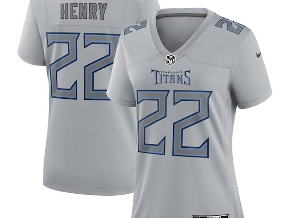 Derrick Henry Tennessee Titans Nike Women's Atmosphere Fashion Game Jersey - Gray
