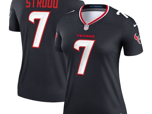 C.J. Stroud Houston Texans Nike Women's Legend Player Performance Top -  Navy