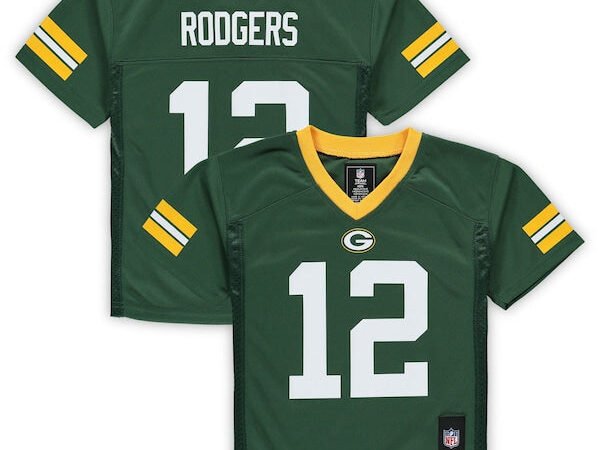 Aaron Rodgers Green Bay Packers Preschool Replica Player Jersey - Green