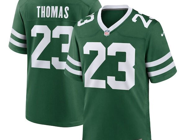 Azareye'h Thomas New York Jets Nike Team Game Jersey - Legacy Green