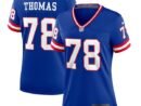 Andrew Thomas New York Giants Nike Women's Classic Player Game Jersey - Royal