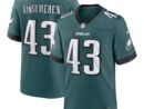 Ben VanSumeren Philadelphia Eagles Nike Team Game Jersey - Midnight Green