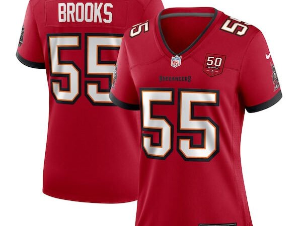 Derrick Brooks Tampa Bay Buccaneers Nike Women's 50th Anniversary Team Game Jersey - Red/Creamsicle