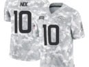 Bo Nix Denver Broncos Nike 2024 Salute to Service Limited Jersey - Arctic Camo