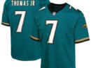 Brian Thomas Jr. Jacksonville Jaguars Nike Youth Alternate 2 Prowler Throwback Game Jersey - Teal