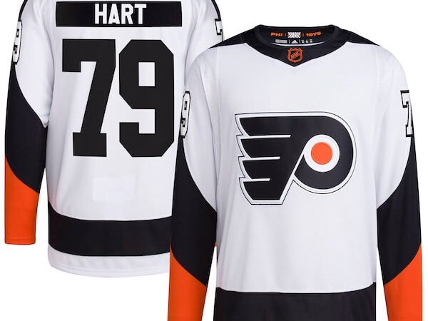 Carter Hart Philadelphia Flyers adidas Reverse Retro 2.0 Authentic Player Jersey - White