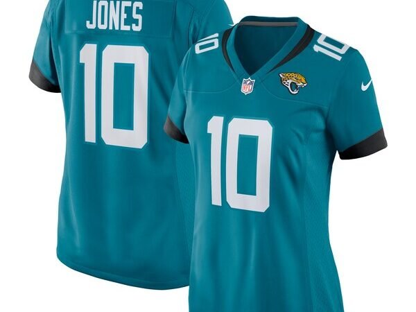 Mac Jones Jacksonville Jaguars Nike Women's Team Game Jersey -  Teal