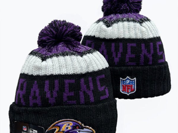 BALTIMORE RAVENS KNIT HAT