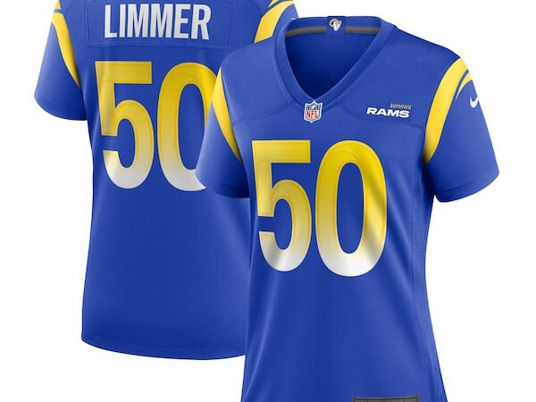 Beaux Limmer Los Angeles Rams Nike Women's  Game Jersey -  Royal