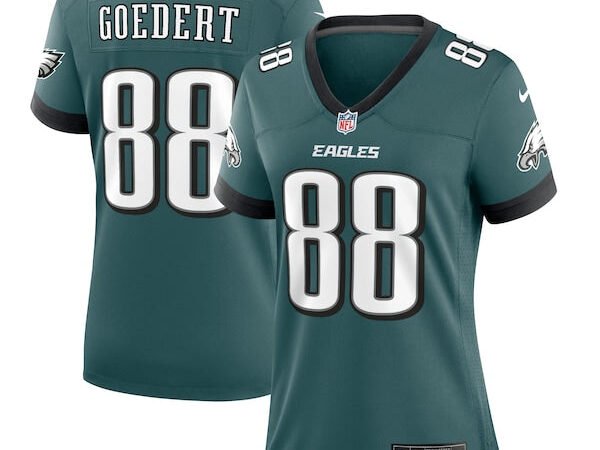 Dallas Goedert Philadelphia Eagles Nike Women's Team Game Jersey - Midnight Green/Black