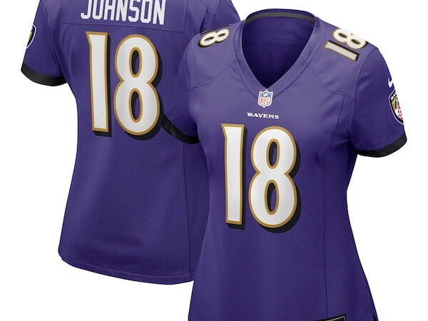 Diontae Johnson Baltimore Ravens Nike Women's Player Game Jersey - Purple