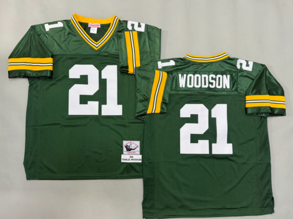 Charles Woodson Green Bay Packers Authentic Throwback Retired Player Jersey
