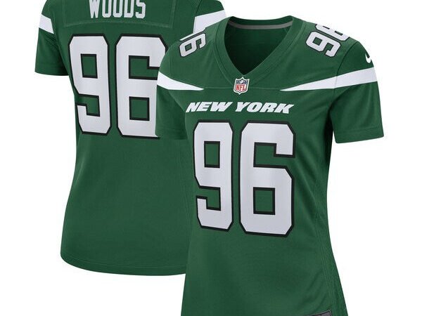 Al Woods New York Jets Nike Women's Game Jersey - Gotham Green