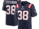 Rhamondre Stevenson New England Patriots Nike Game Jersey - Navy/Red/White