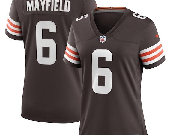Baker Mayfield Cleveland Browns Nike Women's Game Player Jersey - Brown/White