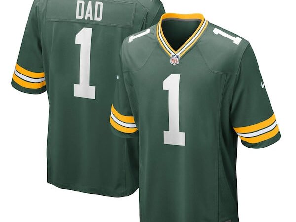 Number 1 Dad Green Bay Packers Nike Game Jersey - Green
