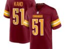 Ale Kaho Washington Commanders Nike Team Game Jersey -  Burgundy