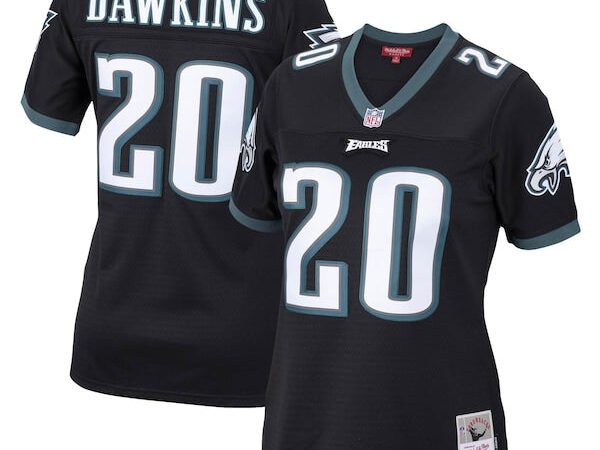 Brian Dawkins Philadelphia Eagles Women's Legacy Replica Team Jersey - Black
