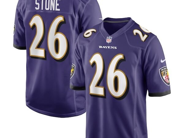 Geno Stone Baltimore Ravens Nike Game Jersey - Purple