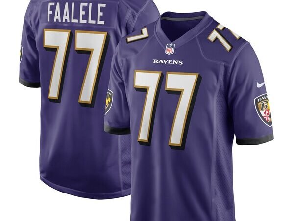 Daniel Faalele Baltimore Ravens Nike Player Game Jersey - Purple