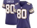 Cris Carter Minnesota Vikings Nike Women's Classic Retired Player Game Jersey - Purple
