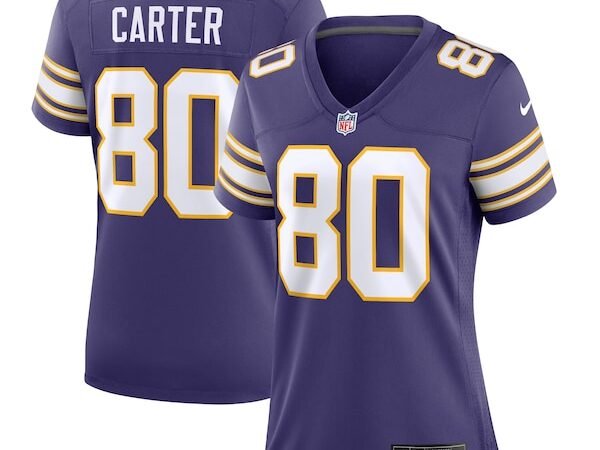 Cris Carter Minnesota Vikings Nike Women's Classic Retired Player Game Jersey - Purple
