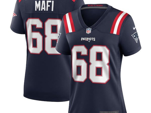Atonio Mafi New England Patriots Nike Women's Team Game Jersey -  Navy