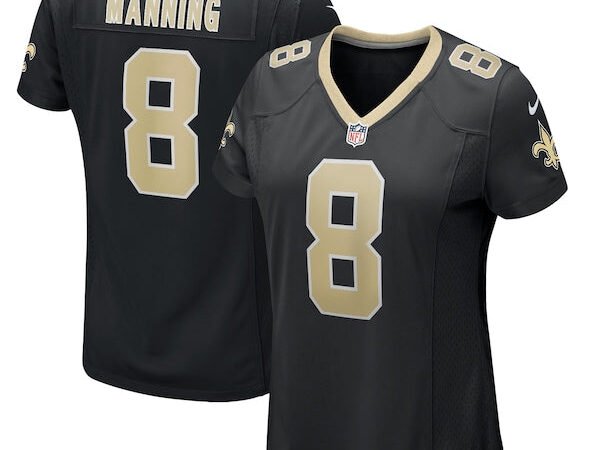 Archie Manning New Orleans Saints Nike Women's Game Retired Player Jersey - Black
