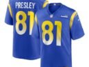 Brennan Presley Los Angeles Rams Nike Team Game Jersey -  Royal