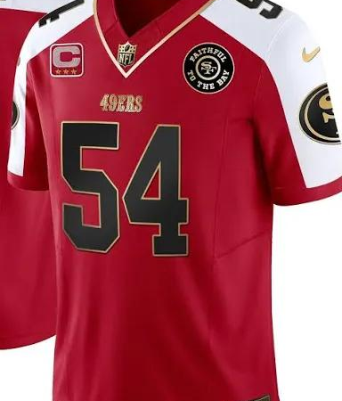 Women's Fred Warner San Francisco 49ers #54 Faithful To The Bay Vapor Limited Jersey - Red