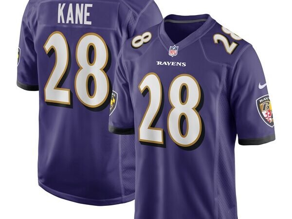 Sanoussi Kane Baltimore Ravens Nike Team Game Jersey -  Purple