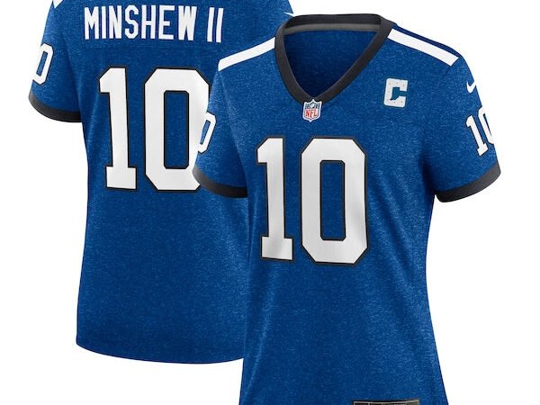 Gardner Minshew Indianapolis Colts Nike Women's Indiana Nights Alternate Game Jersey - Royal