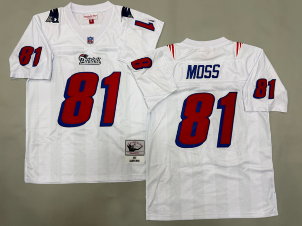 Randy Moss New England Patriots Authentic Throwback Retired Player Jersey