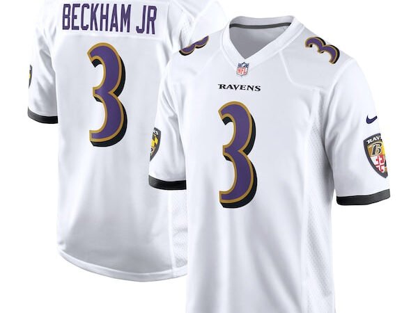 Odell Beckham Jr. Baltimore Ravens Nike Game Jersey - White