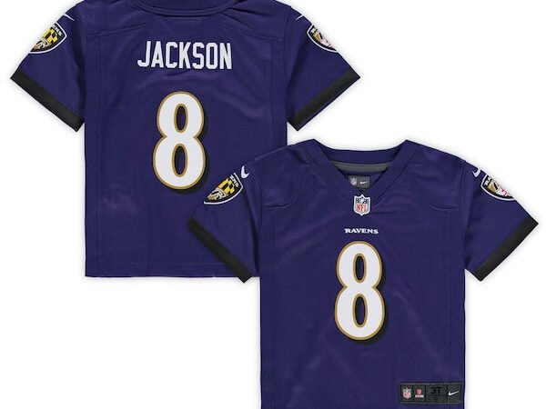 Lamar Jackson Baltimore Ravens Nike Toddler Game Jersey - Purple