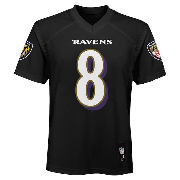 Lamar Jackson Baltimore Ravens Preschool Replica Player Jersey - Black