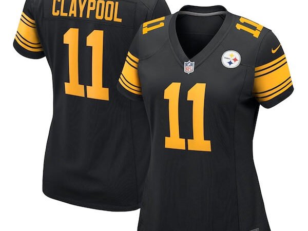 Chase Claypool Pittsburgh Steelers Nike Women's Alternate Game Jersey - Black